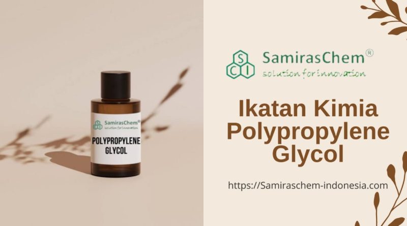 ikatan kimia polypropylene glycol